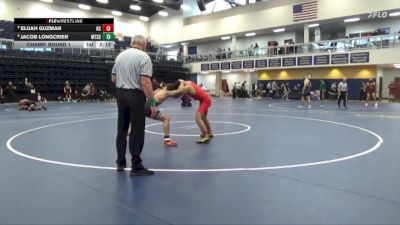 174 lbs Champ. Round 1 - Jacob Longcrier, Mt. San Antonio College vs Elijah Guzman, Bakersfield College