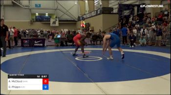92 kg Quarterfinal - Antonio McCloud, Barbarian Wrestling Club vs Drew Phipps, Buffalo Valley RTC