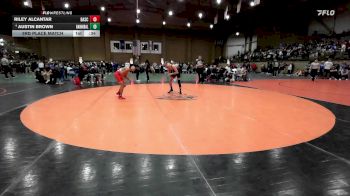 120 lbs 3rd Place Match - Austin Brown, Hannibal vs Riley Alcantar, Baylor