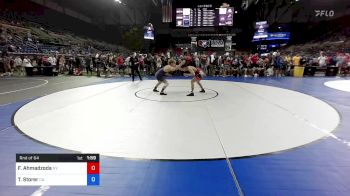 120 lbs Rnd Of 64 - Firdavs Ahmadzoda, New York vs Tas Storer, California