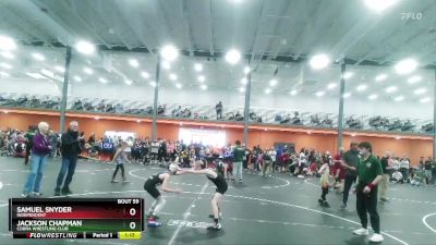 80 lbs Cons. Semi - Jackson Chapman, Cobra Wrestling Club vs Samuel Snyder, Independent