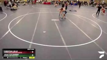126 lbs Semifinal - Christian Jelle, Scoring Edge Wrestling Center vs Julio Alejandro, No Nonsense Wrestling