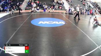 10U - 75 lbs Round 3 - Griffin Marsh, Somerset vs Caylib Pyle, Ligonier