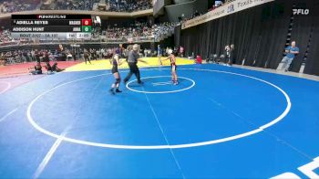 5A 107 lbs Quarterfinal - Adiella Reyes, San Antonio Wagner vs Addison Hunt, Anna