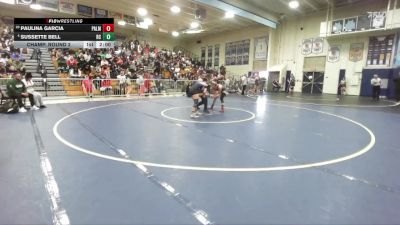 125 lbs Champ. Round 2 - Paulina Garcia, Palmdale vs Sussette Bell, Rancho Cucamonga