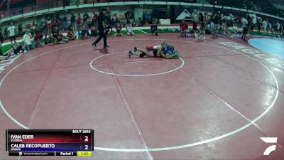 110 lbs 2nd Place Match - Ivan Eder, Florida vs Caleb Recopuerto, Hawaii