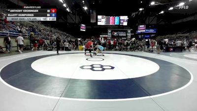 175 lbs Cons. Sub-quarters - Anthony Kroninger, OH vs Elliott Humphries, MA