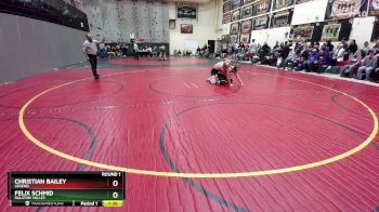 160-168 lbs Round 1 - Christian Bailey, Legend vs Felix Schmid, Ralston Valley