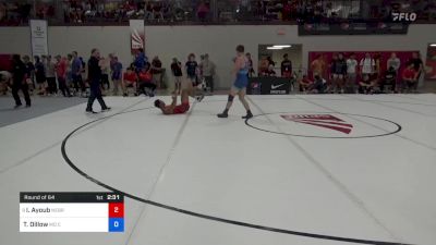 65 kg Round Of 64 - Ismael Ayoub, Nebraska Wrestling Training Center vs Trey Dillow, MO Central WC