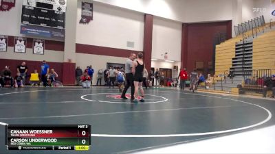 97-105 lbs Semifinal - Carson Underwood, Red Cobra WA vs Canaan Woessner, Talon Wrestling