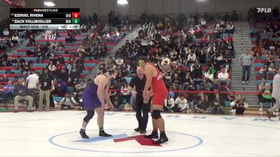 215 lbs Cons. Semi - Zach Vollmoeller, Durango vs Ezekiel Rivera, Coronado