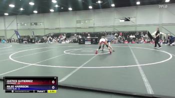 95 lbs Semis & 3rd Wb (16 Team) - Justice Gutierrez, Colorado vs Rilee Harrison, Texas Blue