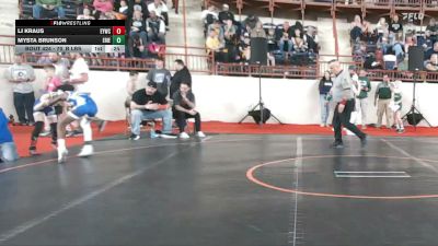 70_B lbs Consi Of 32 #2 - Lj Kraus, Eywc vs Mysta Brunson, Erie School District