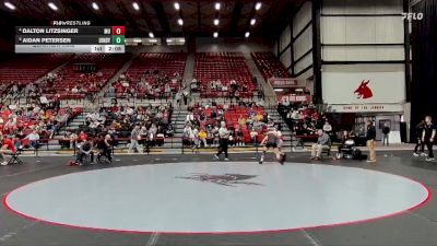 184 lbs Quarterfinal - Aidan Petersen, Indianapolis vs Dalton Litzsinger, Maryville