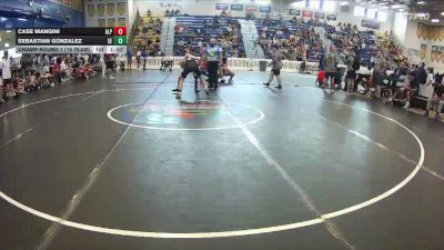 132 lbs Champ Round 1 (16 Team) - Sebastian Gonzalez, Eagle Empire vs Case Mangini, Alpha WC