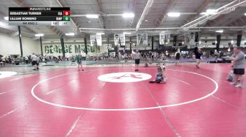 70.9 lbs Rr Rnd 2 - Sebastian Turner, FCA Wrestling vs Lillian Romero, Rampage