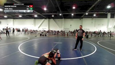 86 lbs Consi Of 8 #2 - Hunter Wayne, 1 On 1 Fight Academy vs Burl Dull, USA Gold
