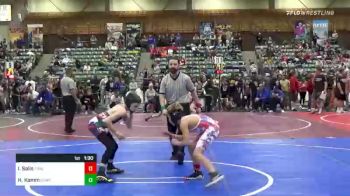 85 lbs Quarterfinal - Isaid Solis, Fernley vs Hans Kamm, Salem Elite Mat Club