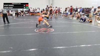 175 lbs Round 1 (4 Team) - Wyatt Sowell, The Dream Team vs Lucas Coley, Refinery Wrestling