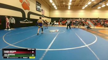 106 lbs Semifinal - Darin Brown, Campbell County vs Chi Simmons, Sheridan