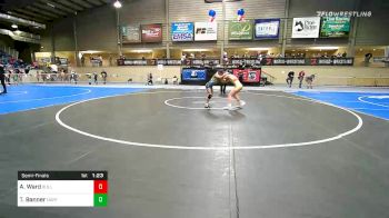 91 lbs Semifinal - Ava Ward, Bulltrained vs Terralin Banner, Northside Wrestling Academy