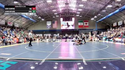 106 lbs Finals (2 Team) - Levi Curtis, Pisgah High School vs Liam Myles, Union Pines High School