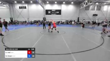 165 lbs Rr Rnd 3 - Kaylie Hall, Misfits Kick Start vs Brynn Green, Michigan Rev Girls