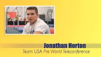 World Team Teleconference: Jonathan Horton