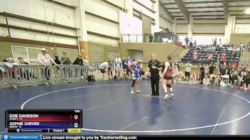 130 lbs Round 3 (3 Team) - Taya Croookston, Utah 1 vs Kasia Hanks, Idaho