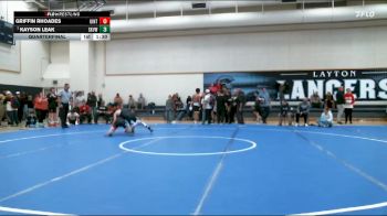 144 lbs Quarterfinal - Kayson Leak, Sky View vs Griffin Rhoades, Uintah