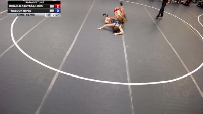 157 lbs Cons. Semis - Johan Alcantara Lund, Super D Wrestling vs Raydon Bipes, No Nonsense Wrestling