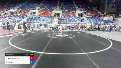 152 lbs Cons 32 #1 - Callum Mccormack, Georgia vs Jahkari Clark, Iowa