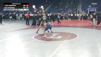 132 lbs Round Of 32 - Jack Lightfoot, Tewksbury vs Alan Steinman, Natick