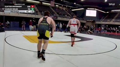 285 lbs 3rd Place - Clayton Whitenight, Berwick vs Charles Welgs, Philadelphia