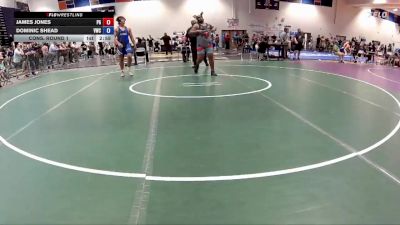 285 lbs Cons. Round 1 - James Jones, Prince George vs Dominic Shead, Viking Wrestling Club