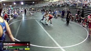 130 lbs Finals (8 Team) - Wyatt Crisp, Kentucky vs Peter Dranger, Indiana Blue