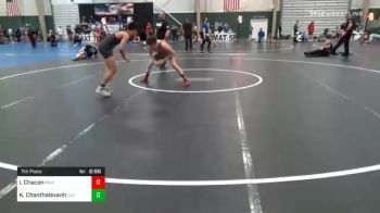 125 lbs 7th Place - Isaiah Chacon, Pine Creek High School vs Koby Chanthalavanh, N/a