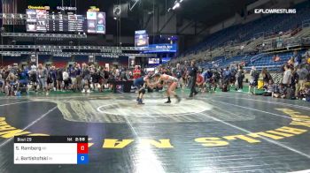 112 lbs Rnd Of 64 - Sierra Ramberg, North Dakota vs Josie Bartishofski, Wisconsin