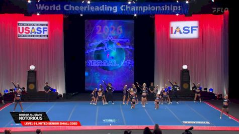 Georgia All Stars - Notorious [2026 L6 Limited Senior Small Coed Semis] 2026 The Cheerleading Worlds