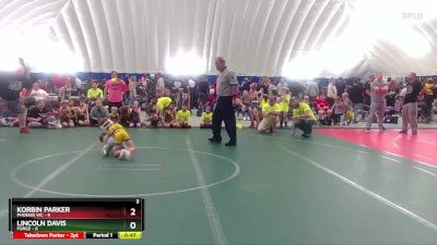 48 lbs Round 2 (8 Team) - Korbin Parker, Phoenix WC vs Lincoln Davis, FORGE