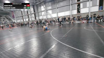 91.8-96.2 lbs Champ. Round 3 - Zachary Clark, Damaged Ear Wrestling Club vs Gage Solis, Cowboy Mat Club