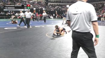 113 lbs Quarterfinal - Alekzander Espinoza, Palm Desert (SS) vs Eli Mendoza, Gilroy (CC)