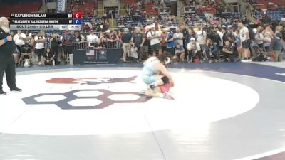 110 lbs 7th Place Match - Kayleigh Milam, Missouri vs Elizabeth Valenzuela Smith, Arizona