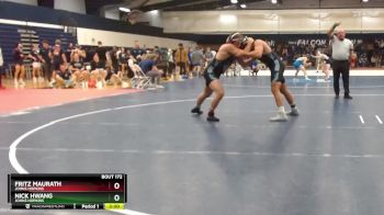 165 lbs Cons. Round 2 - Fritz Maurath, Johns Hopkins vs Nick Hwang, Johns Hopkins