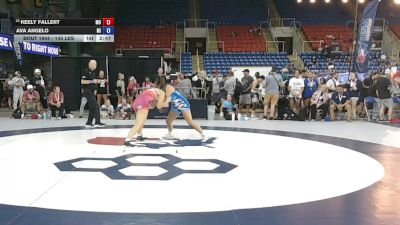 145 lbs Cons. Sub-rd Of 16 - Keely Fallert, Missouri vs Ava Angelo, Michigan