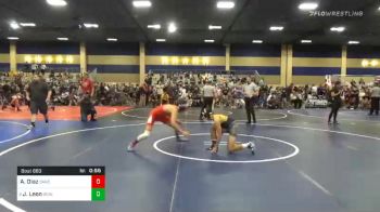 Match - Andrew Diaz, Bakersfield Drillers vs Joey Leon, Iron Hawks