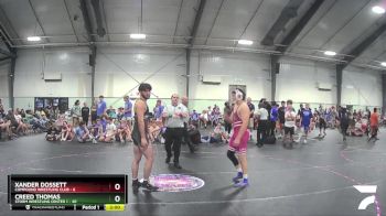 182 lbs Semis (4 Team) - Creed Thomas, Storm Wrestling Center 1 vs Xander Dossett, Compound Wrestling Club