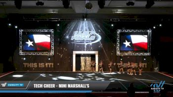 Tech Cheer - Mini Marshall's [2021 L1 Mini - Novice 2] 2021 The U.S. Finals: Grapevine