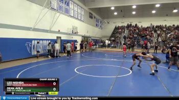 120 lbs Champ. Round 2 - Dean Avila, Surf City Wrestling Club vs Leo Nishida, West Torrance Wrestling Team