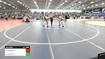 138 lbs Consi Of 128 #2 - Kadrick Lewallen, NV vs Jedediah Jackson, CA